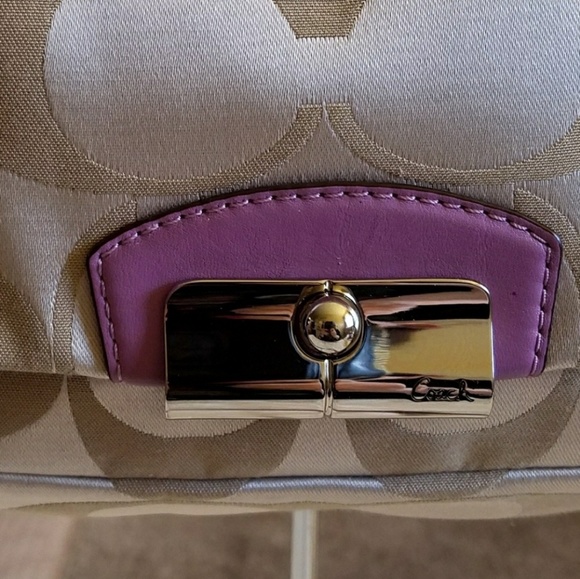 🍃MINT🍃Coach💜Kristin E/W Crossbody - Picture 3 of 8